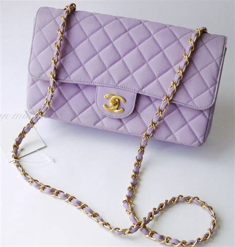 coco chanel bags purple